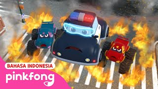 Truk Monster Super, Penjahat Terbaik | Kami Tim Penyelamat Super! | Kartun Mobil | Pinkfong