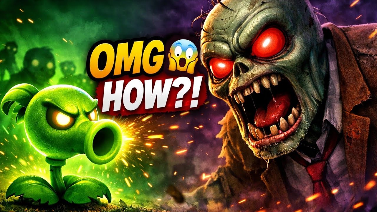 OMG! One Plant vs Giant Zombie 😱 | Plants vs Zombies Gameplay - YouTube