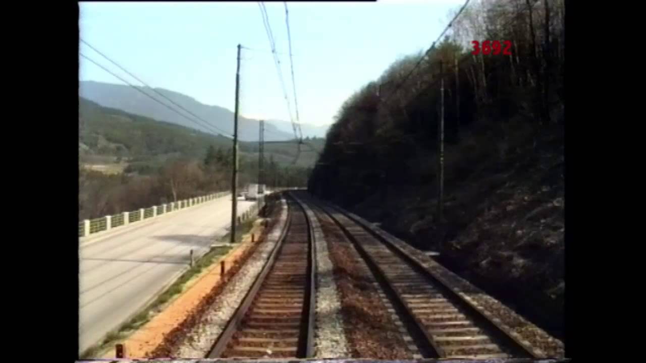 La ferrovia del Brennero dalla cabina 2.6 (Da Brennero a Verona)