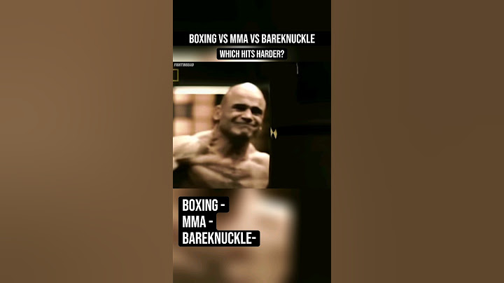 Boxing vs MMA vs Bare Knuckle 🤔
