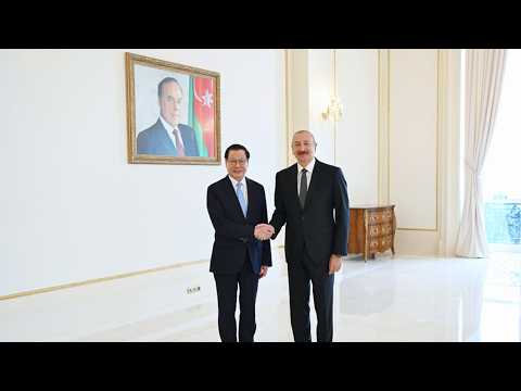İlham Əliyev Çin Ali Xalq Prokurorluğunun Baş prokuroru ilə görüşüb