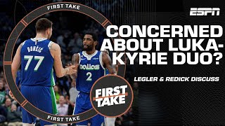 Breaking down the Luka-Kyrie duo! Tim Legler \& JJ Redick discuss their level of concern | First Take