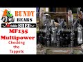 Massey Ferguson 135 Multipower # 2 Adjusting the Tappets
