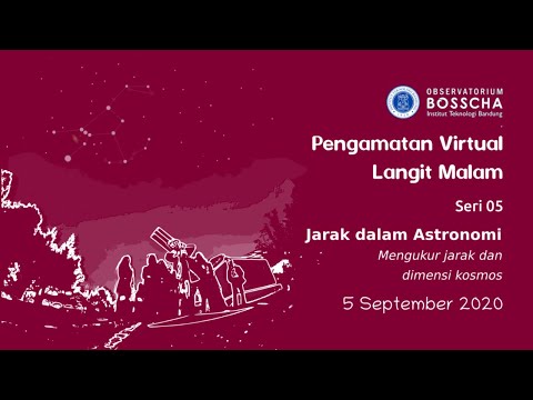 Pengamatan Virtual Langit Malam 05 - Jarak dalam Astronomi