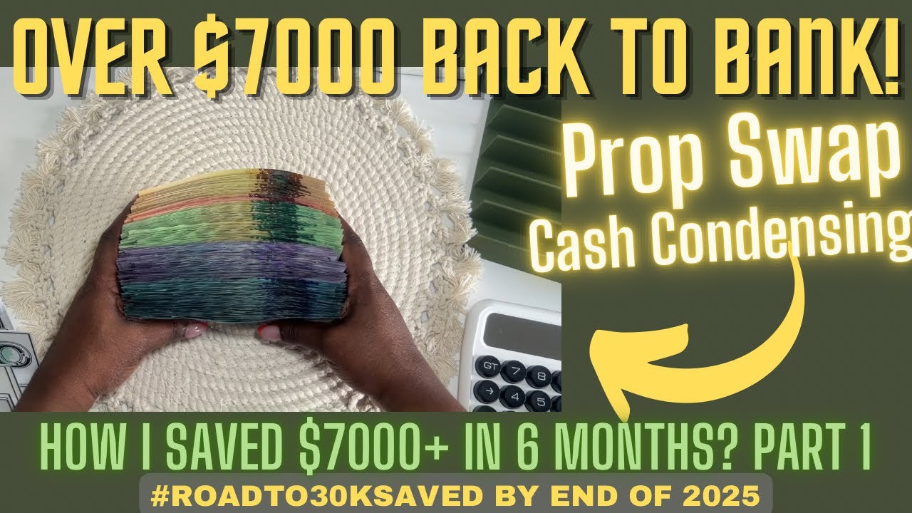 HOW I SAVED OVER $7000 in 6 MONTHS using Savings Challenges | $7k Back ...