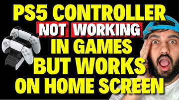 Hoe je het probleem oplost dat de PS5-controller niet werkt in games, maar wel op het startscherm