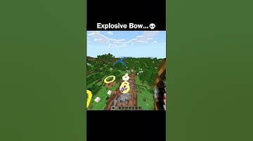 Minecraft TNT Bow Command 🤯