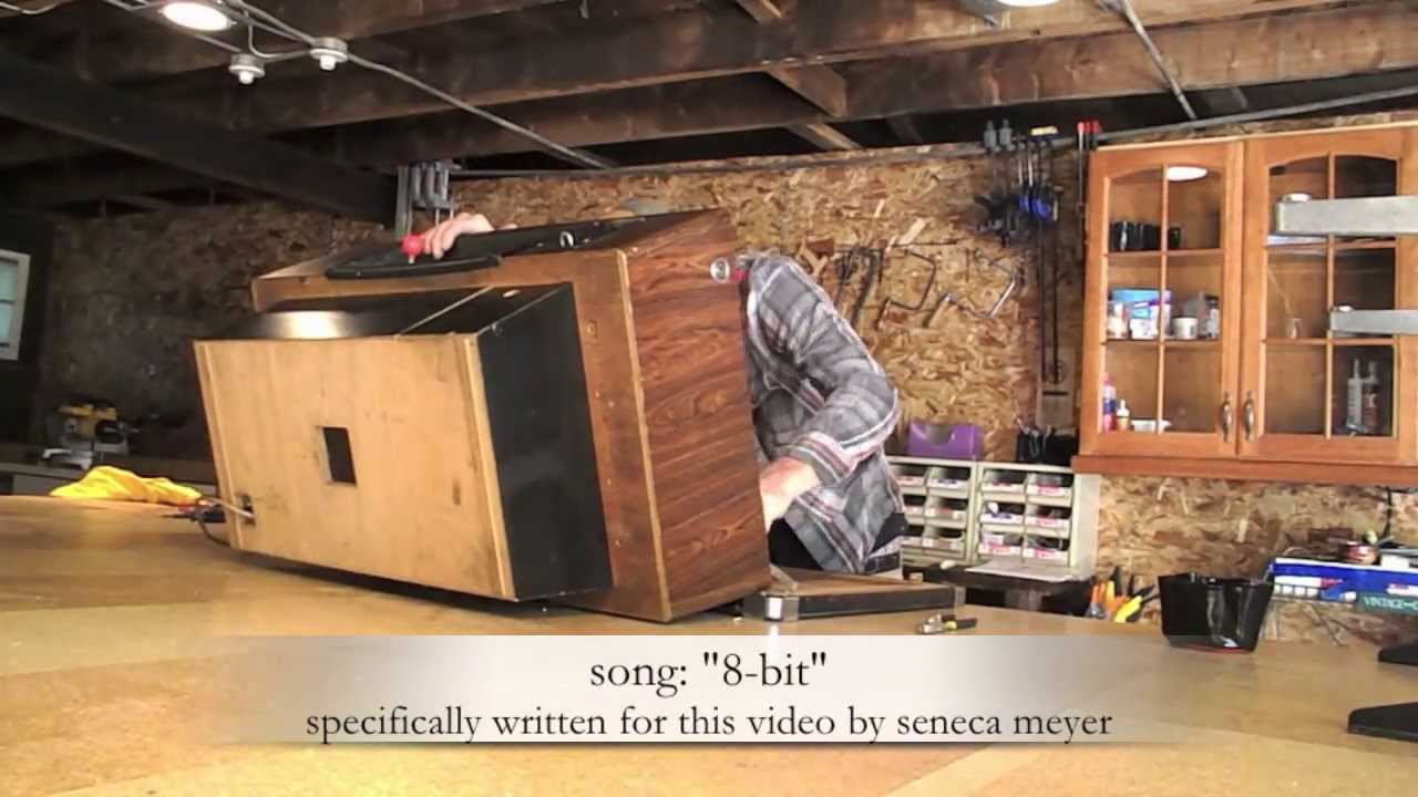 upcycled arcade machine - moon cresta, moon deska