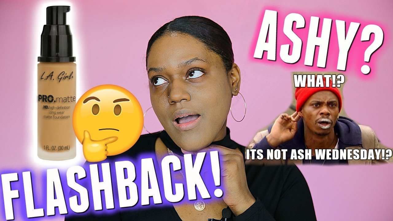 HOLY FLASHBACK??!!! NEW* LA GIRL PRO MATTE FOUNDATION on WOC DARK SKIN