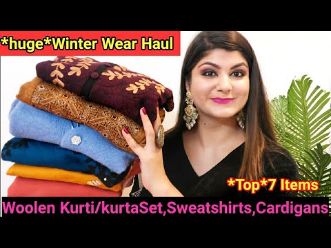 Straight Ladies Woolen Kurti Set at best price in Ludhiana | ID: 24758260933