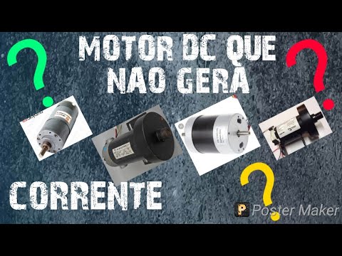 Vídeo: Um gerador DC pode ser usado como motor?