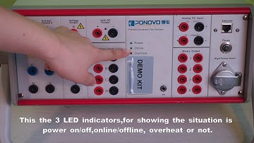 PW636i universal relay testing equipment testing instruction