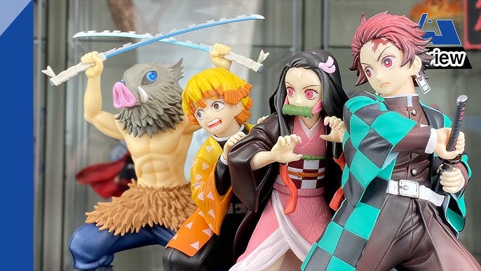 Boneco Action Figure Rengoku 13 cm Demon Slayer Kimetsu QPosket