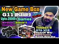 Game box g11 pro 25000 games tekken 6 god of war mario 64 mustafa metal slug  many more