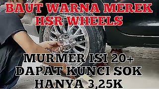 jual baut mur roda merek hsr isi 20 dan redy untuk semua mobil