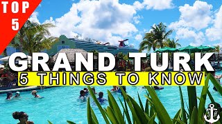 5 Things You Should Know BEFORE Your Cruise To Grand Turk! | Port Guide Tips!