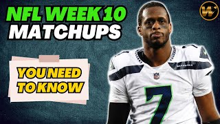 NFL Week 10 Fantasy Matchups you NEED👀📈