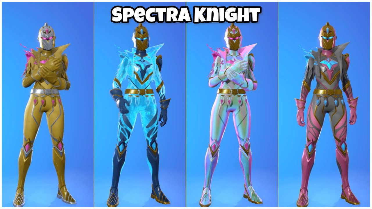 New Spectra Knight Skin with All Chapter 4 Season 5 Dances & Emotes ...