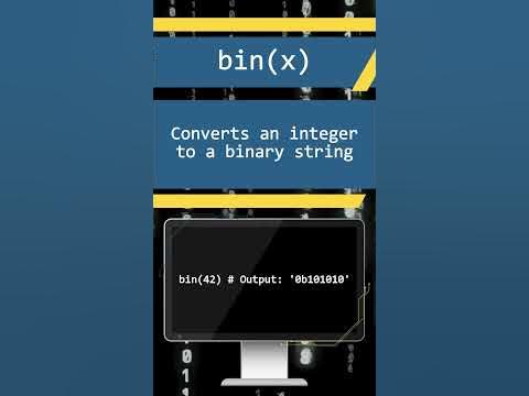 Unraveling Python's bin() Function - YouTube