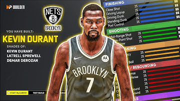 NBA 2K21 NEXT GEN KEVIN DURANT BUILD - 3-LEVEL SCORER DEMIGOD!