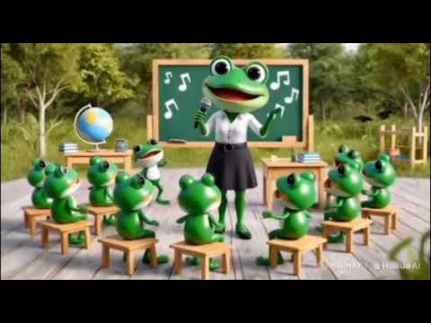 Bài thơ - Ếch con học bài - youtube