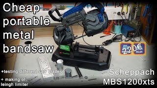 Cheap portable metal bandsaw Scheppach MBS1200xts [hofer/aldi]