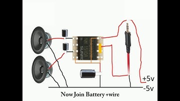 How To Make A 5volt Amplifier 10w output|Amazing|Easy|At Home|TDA2822