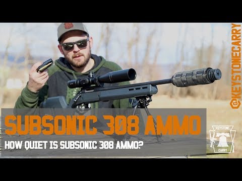 Subsonic 308 Ammo: How Quiet is it?