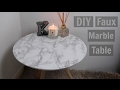 DIY Faux Marble Table - UNDER $5 | Kiera Graham DIY Faux Marble Table - UNDER $5 | Kiera Graham