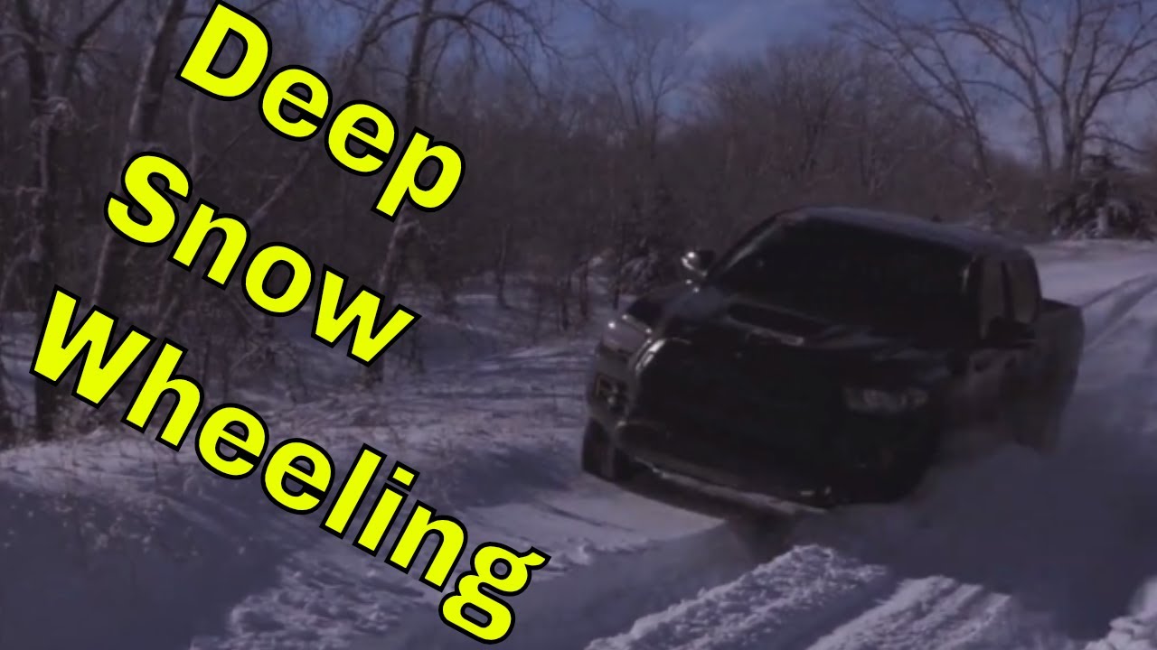 Toyota and Toyota 4Runner Snow Wheeling in DEEP Snow!!! YouTube