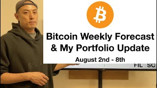 Bitcoin Weekly Forecast & My Portfolio Update: 8.2 - 8.8