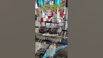 servo capping machine,speed 28-35 bottle/min #packagingmachine #cappingmachine #servocappingmachine