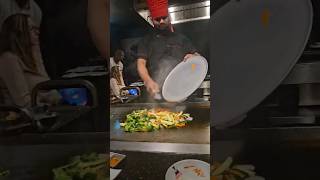 Hibachi cooking Style.