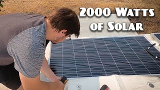 We Installed 2000 Watts of Solar on Our RV | RV Renovation