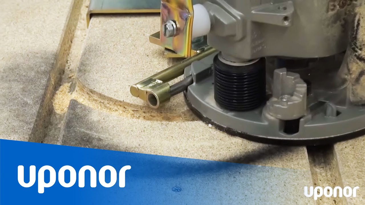 Installation av golvvärme med uponor golvvärmespånskiva youtube