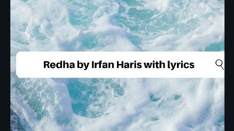 Redha by Irfan Haris