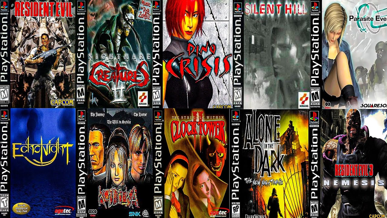 Top 30 Best PS1 HORROR Games of All Time !