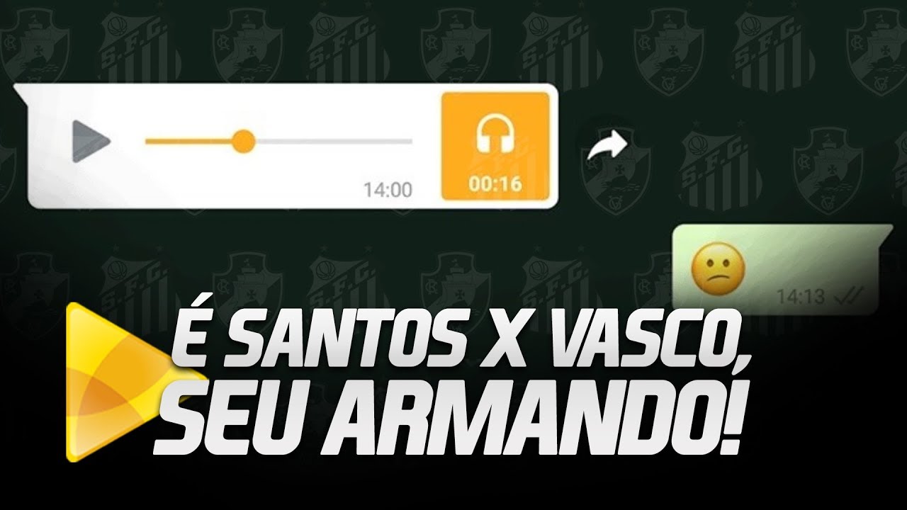 SEU ARMANDO, VOCÊ TEM IDEIA DO QUE É SANTOS X VASCO? robinho vs real madrid