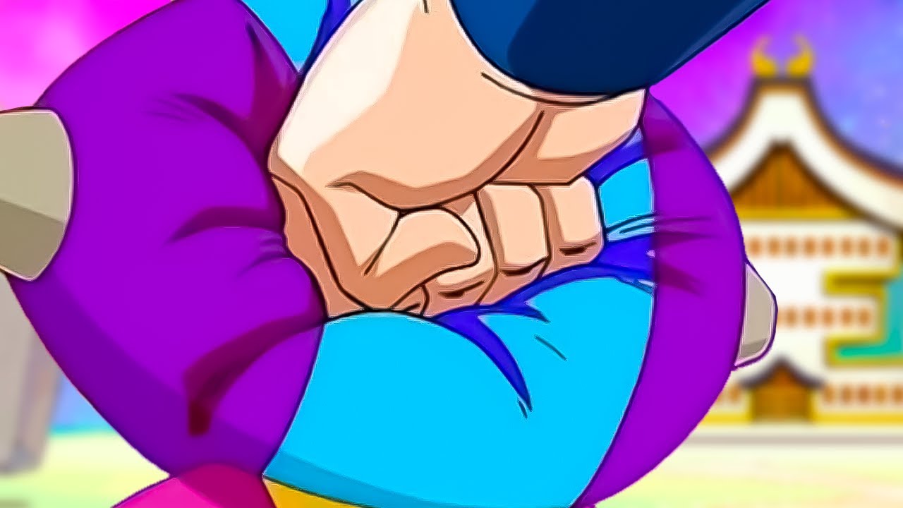 Goku le pega a zeno sama