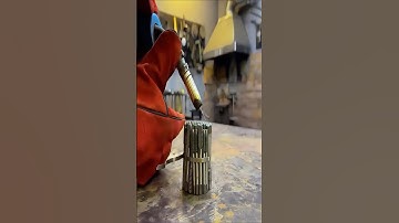 Crafting a Damascus Knife from HSS Threading Taps – ASMR