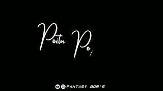Arjun Das💞 Love Feeling💗 Black Screen Lyrics 💕..Pottum Pogattume💕 whatsapp status.. Fantasy BGM'S
