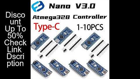 Nano 3.0 Type-C controller compatible with for Arduino nano CH340 USB driver with CABLE NANO V3.0 AT
