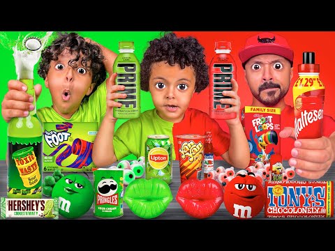 تحدي السناكات الحمراء ضد الخضراء وأخيرا المحزم المليان تصالح مع فيصل الاسطورة