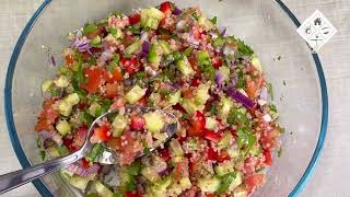 Best Quinoa Salad #shorts #youtubeshorts #pakladiesvlog #salad #quinoa #asmr