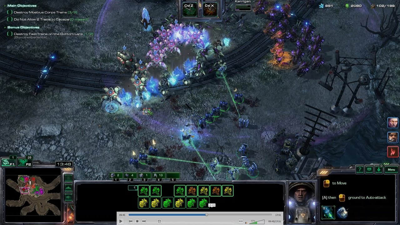 StarCraft 2 Co-op Brutal Oblivion Express | Raynor ft. Kerrigan – Bio Firepower + Heroic Zerg Burst