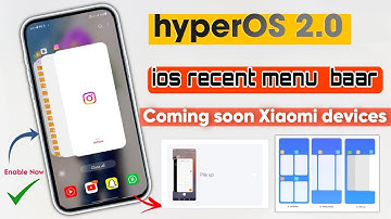 Change iOS Recent Menu Style Comings In Xiaomi HyperOS 2.0 - New Features HyperOS - Enable Now ✅