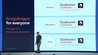 Qualcomm 8cx / 8c / 7c new computer processors