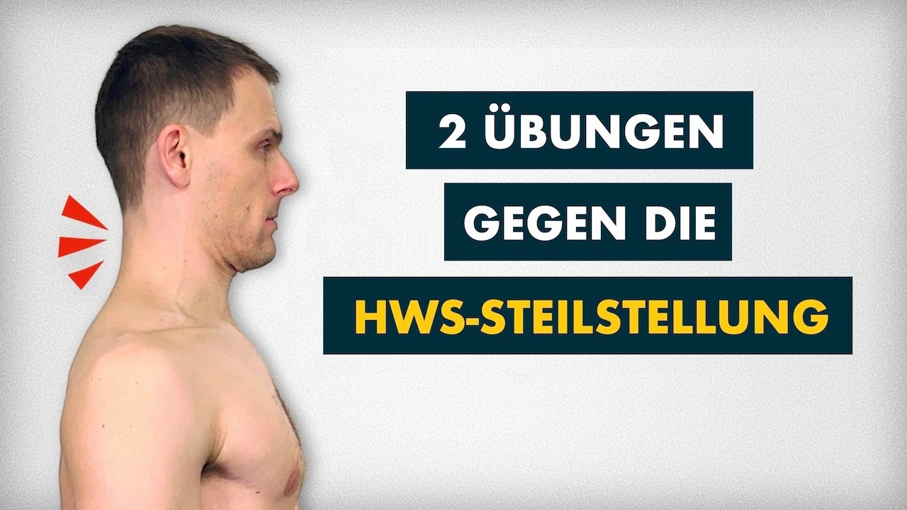 Was Passiert Wenn Man Den Verstoß Nicht Zugibt Übungen bei einer HWS Steilstellung - YouTube