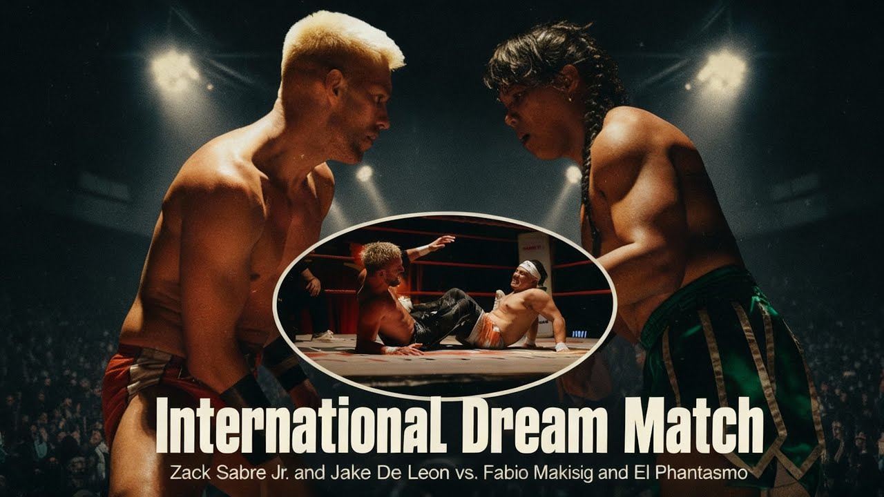 Zack Sabre Jr. / Jake De Leon vs. El Phantasmo / Fabio Makisig [FULL MATCH] - DXCN Dakila  5/18/25