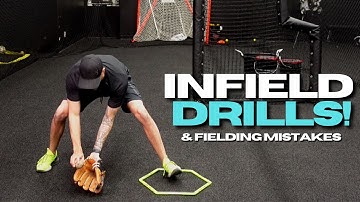 4 Beginner Infield Drills - Fielding Mistakes